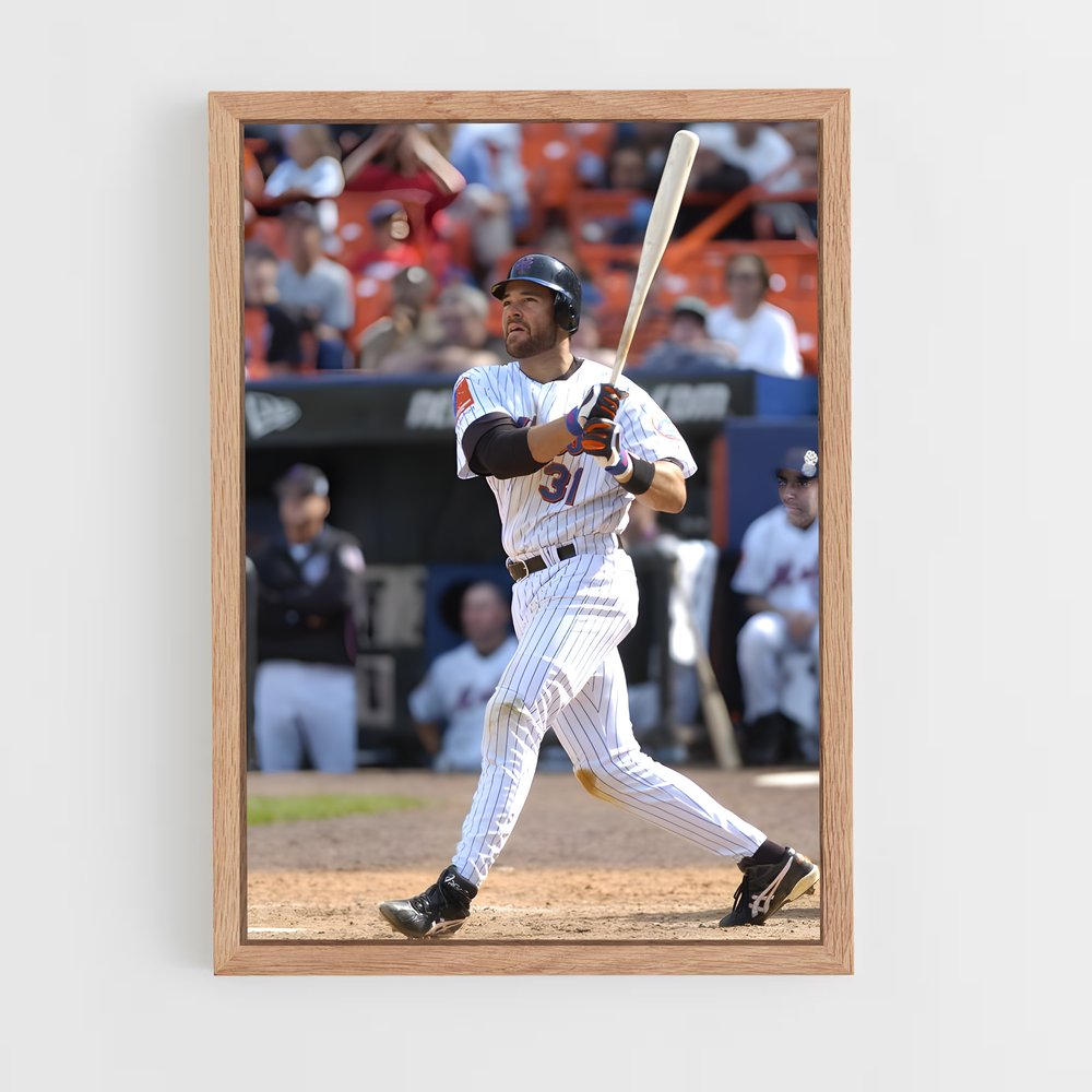 Poster Mike piazza – affiche Baseball (vue 4)